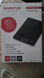 Inventum WS305B Digitale Keukenweegschaal - Nieuw!, Minder dan 10 kg, Keukenweegschaal, 1 tot 500 gram, Nieuw