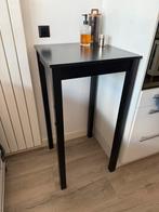Bijzettafel - bartafel inklapbaar zwart, Ophalen, Zo goed als nieuw