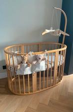 Stokke sleepi ledikant en junior bed naturel, Ophalen, Zo goed als nieuw, Ledikant