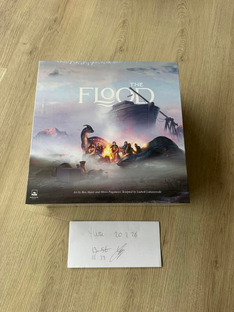 Bordspel The Flood ENG Kickstarter Versie Nieuw in seal, Vijf spelers of meer, Ophalen of Verzenden, Nieuw