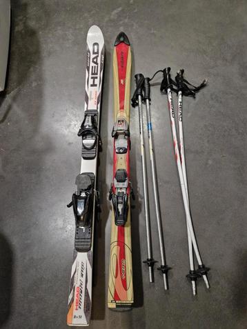 Kinderski's en skistokken diverse lengtes
