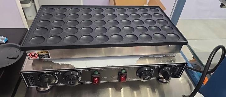 Poffertjesplaat - Professioneel 50 dops, Witgoed en Apparatuur, Wafelijzers, Gebruikt, Ophalen of Verzenden