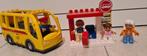 Lego DUPLO bushalte met school bus, Kinderen en Baby's, Speelgoed | Duplo en Lego, Duplo, Zo goed als nieuw, Ophalen