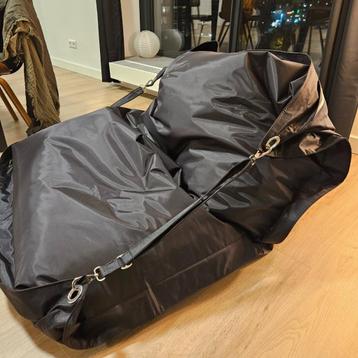 Black outdoor beanbag 185 x 145 cm beschikbaar voor biedingen