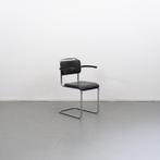 1 Gispen stoel 201 xl Bruin Leer showroom model, Huis en Inrichting, Stoelen, Nieuw, Ophalen of Verzenden