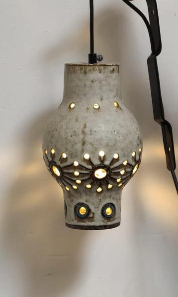 Vintage fatlava lamp west germany retro lamp keramiek 1960 beschikbaar voor biedingen
