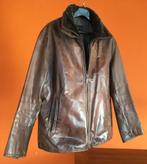 Lederen Pilotenjack, Bruin, Pierre Cardin, Maat 56/58 (XL), Ophalen of Verzenden