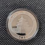 Chinese Panda zilveren munt 1 Oz zilver uit 2011, Ophalen of Verzenden, Oost-Azië, Zilver