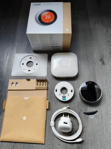 
Google nest learning thermostaat Slimme thermostaat V3 RVS
 beschikbaar voor biedingen