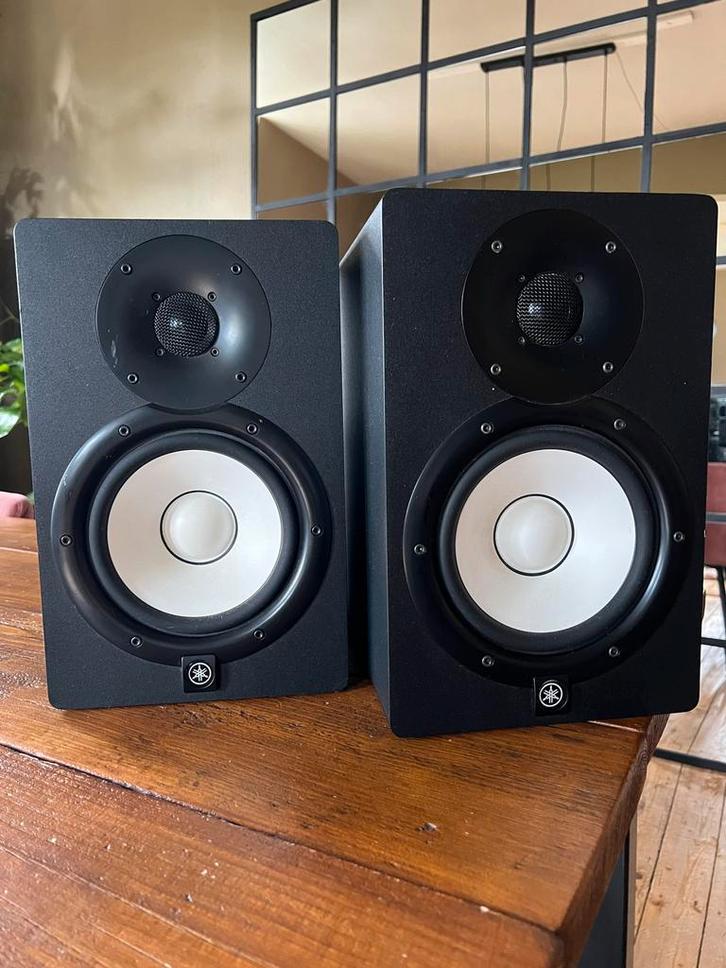 Yamaha HS7 Studio Monitors, Audio, Tv en Foto, Luidsprekers, Gebruikt, Front, Rear of Stereo speakers, 60 tot 120 watt, Overige merken