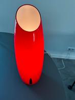 Fabas Luce tafellamp rood, Italiaans design, Ophalen, Modern, Minder dan 50 cm, Glas