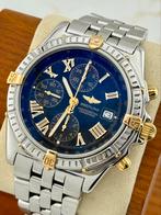 Breitling Crosswind 43mm B13355 Staal Goud Full-Set, Ophalen of Verzenden, Zo goed als nieuw, Staal, Breitling