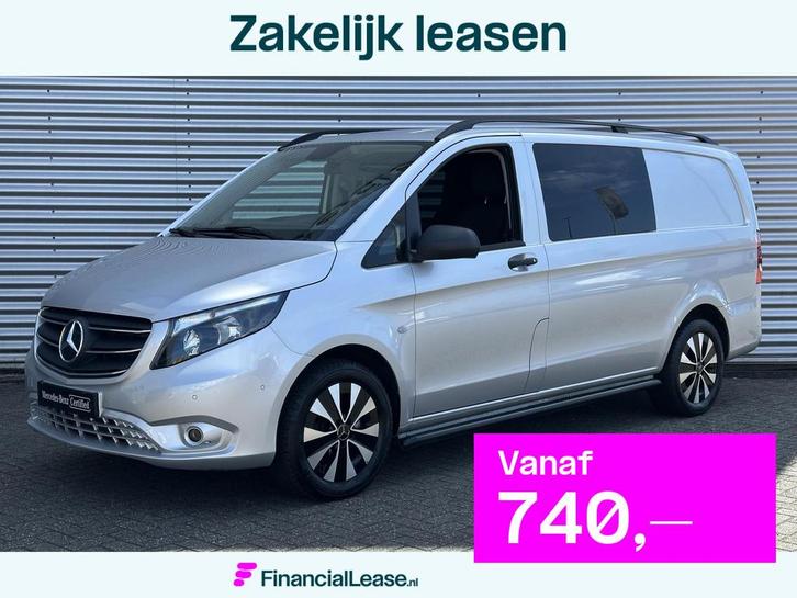 Mercedes-Benz Vito 114 CDI Dubbele Cabine Navigatie Airco Ca, Auto's, Bestelauto's, Bedrijf, Lease, Financial lease, Mercedes-Benz Certified