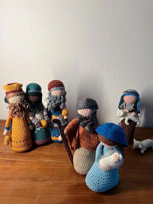 Handgemaakte kerststal gehaakt, Diversen, Kerst, Ophalen of Verzenden