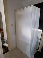 Kleppstad kast 2-deurs wit met spiegel, Huis en Inrichting, Ophalen, Kunststof, 50 tot 100 cm, Zo goed als nieuw