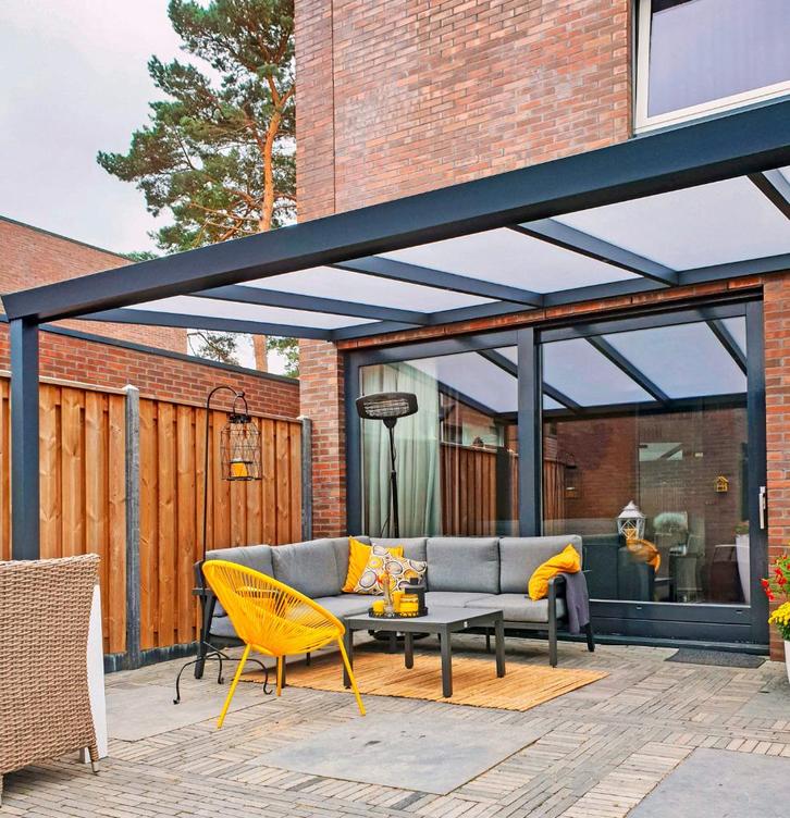 Overkapping 500x300 cm INCL. MONTAGE nu € 3895 veranda, Tuin en Terras, Overkappingen, Nieuw, Veranda, Ophalen