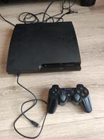 PlayStation 3 Slim + 34 Topgames + Controller – Complete Set, Met games, Zo goed als nieuw, Met 1 controller, Slim