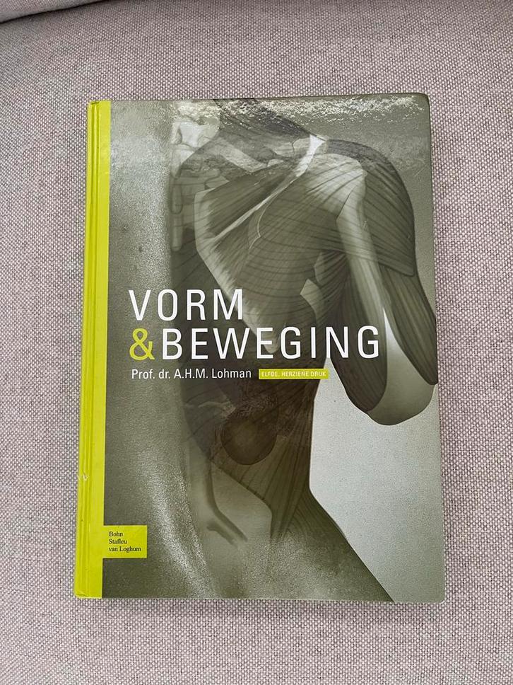 Vorm & Beweging - Anatomie Leerboek, Boeken, Studieboeken en Cursussen, Gelezen, HBO, Beta, Ophalen of Verzenden