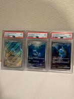 Pokemon Squirtle, Wartortle en Blastoise MEW 151 PSA 9 MINT, Ophalen of Verzenden, Zo goed als nieuw