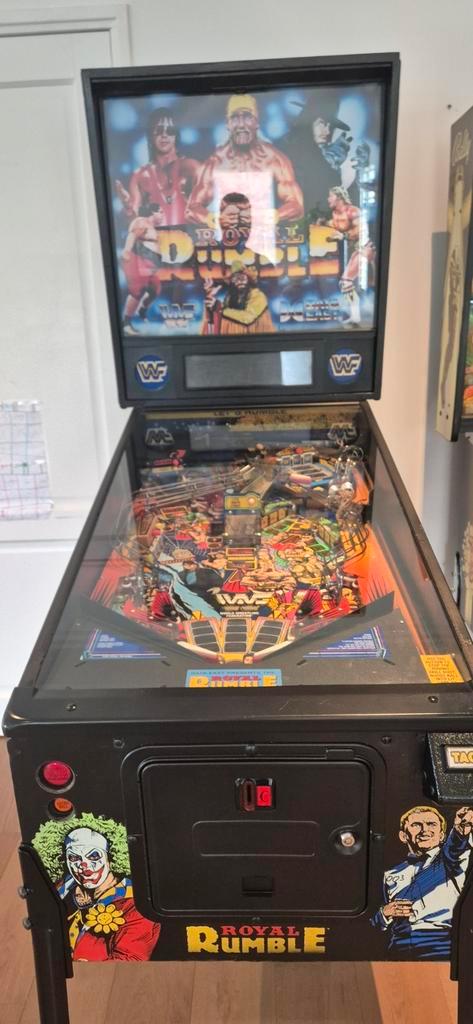 Royal Rumble WWF flipperkast – Full OCD LED (Data East), Verzamelen, Automaten | Flipperkasten, Gebruikt, Dot-matrix, Flipperkast