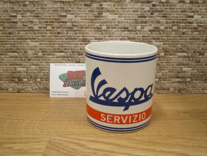 stenen mok VESPA diverse afbeeldingen, Huis en Inrichting, Keuken | Servies, Nieuw, Overige stijlen, Aardewerk, Ophalen of Verzenden