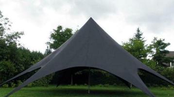 Profi Starflex-Shelter /Stertent / Starshade 14 x 14m Zwart 