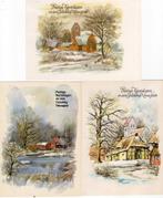 kerstkaart, Verzamelen, Ansichtkaarten | Themakaarten, Verzenden, Gelopen, Feest(dag)