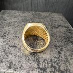 14k gouden ring heren massief paard model nieuw, Ophalen of Verzenden