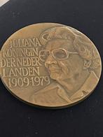 Bronzen penning koningin Juliana, Postzegels en Munten, Penningen en Medailles, Ophalen of Verzenden, Brons