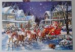 King legpuzzel van 1000 stukjes Christmas Downtown, Ophalen, 500 t/m 1500 stukjes, Zo goed als nieuw, Legpuzzel