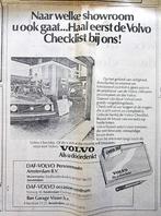 4 vintage advertenties reclames autos 75 Volvo Renault Mazda, Verzamelen, Verzenden, Gebruikt, Auto's