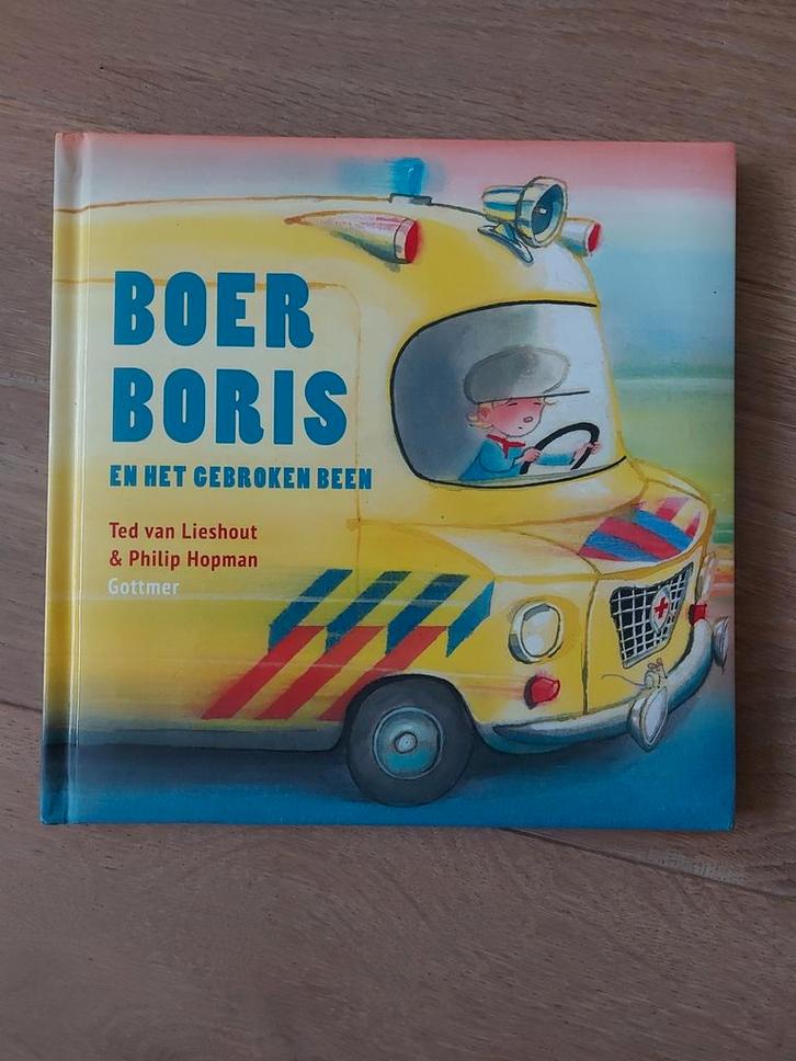 Ted van Lieshout - Boer Boris en het gebroken been, Boeken, Prentenboeken en Plaatjesalbums, Zo goed als nieuw, Ophalen of Verzenden