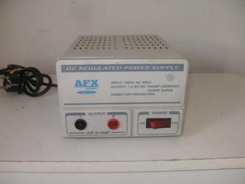 AFX voeding 13,8 volt - 10 tot 12 AMP beschikbaar voor biedingen
