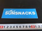 sticker SUNSNACKS  luchtvaart, Ophalen, Zo goed als nieuw, Bedrijf of Vereniging