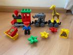 Duplo, (duw) treintje met pop, olifant, giraffe, bloemen etc, Ophalen of Verzenden, Gebruikt, Duplo