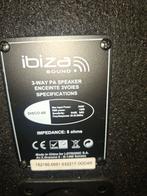 Ibiza sound 8 inch top kastje nieuw, Ophalen of Verzenden, Zo goed als nieuw, 120 watt of meer, Overige merken