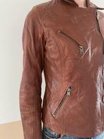 Leren dames jas geweldig model, Kleding | Dames, Ophalen of Verzenden, Zo goed als nieuw, Bruin