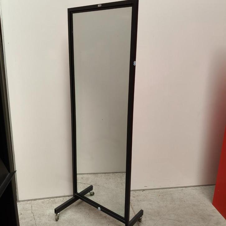 Passpiegel -Correctiespiegel  Enraf verrijdbaar 187x66x51 cm, Huis en Inrichting, Woonaccessoires | Spiegels, Gebruikt, 50 tot 75 cm