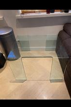 Glazen salon tafel U-Vorm, Ophalen, 50 tot 100 cm, 50 tot 75 cm, Vierkant