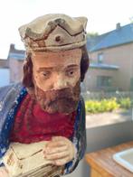 Vintage Kerststal Koning Beeld , 59 cm groot, Ophalen of Verzenden