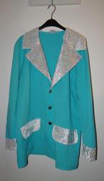 Leuke blauw/wit/zilver FEEST/PARTY/FOUTE PARTY jas, Ophalen, Carnaval, Maat 56/58 (XL), Kleding