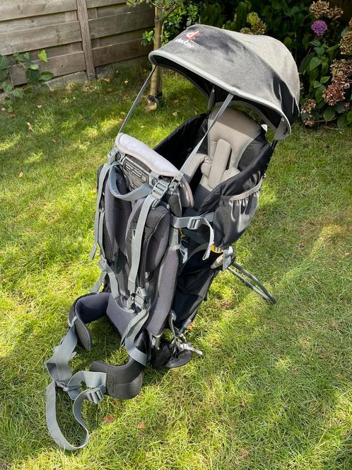 Deuter Kid Comfort 1 plus incl zonnescherm en voetsteuntjes, Kinderen en Baby's, Babydragers en Draagdoeken, Zo goed als nieuw