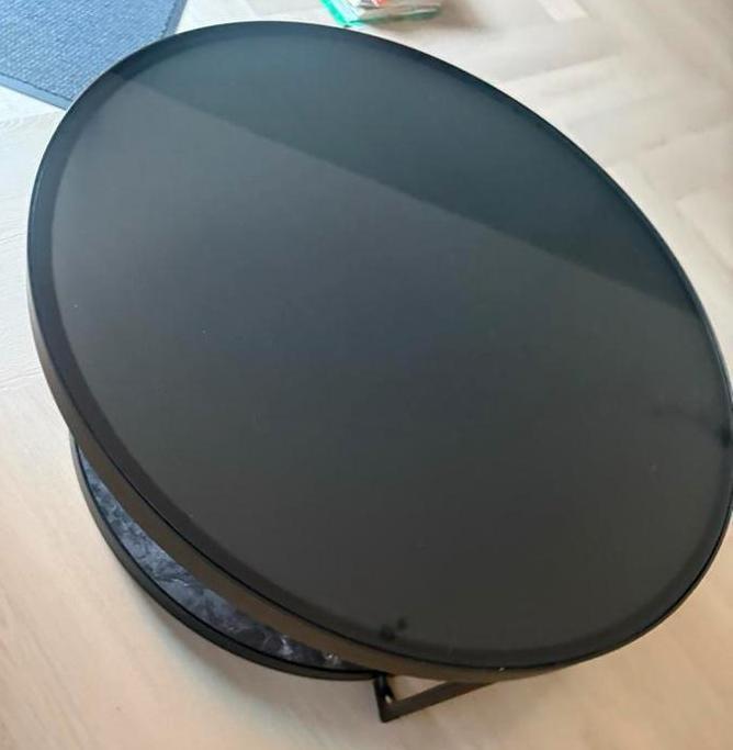 Frötorp Salontafel - Antraciet/Zwart Glas - Perfect!, Huis en Inrichting, Tafels | Salontafels, Zo goed als nieuw, Minder dan 50 cm