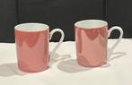 2x retro XL mok/beker emaille roze, Douwe Egberts Royal Raja, Huis en Inrichting, Keuken | Servies, Ophalen, Gebruikt, Overige stijlen