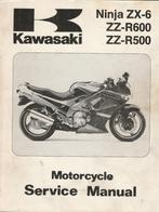 Kawasaki ZX 6 werkplaatsboek ZZ-R600 ZZ-R500 (5896z), Motoren, Verzenden, Kawasaki