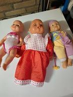 TK 3 POPPEN IN VERSCHILLENDE MATEN OOK APART TE KOOP, Ophalen of Verzenden, Gebruikt, Babypop