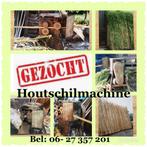 Gezocht: Houtschilmachine., Ophalen