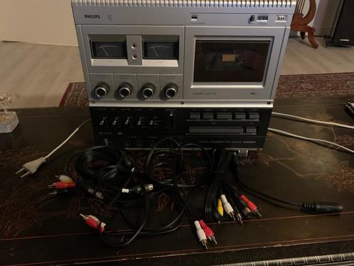 Philips N2521((70's Hi-Fi Cassette Deck), Audio, Tv en Foto, Cassettedecks, Enkel, Philips, Auto-reverse, Tape counter, Ophalen of Verzenden