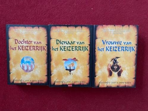 RAYMOND FEIST DE KEIZERRIJK TRILOGIE IN GOEDE STAAT ,HARDCOV, Boeken, Fantasy, Gelezen, Ophalen of Verzenden