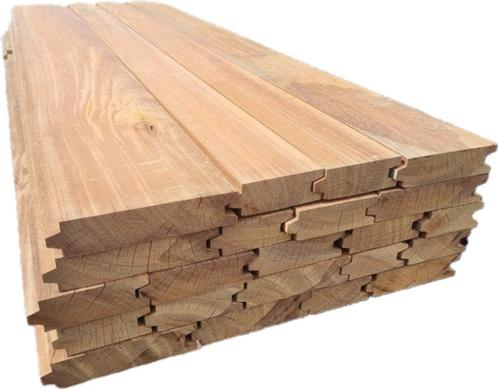 12.42 m2 Azobé hardhouten damwand 7 cm dik -nr: HP78, Tuin en Terras, Palen, Balken en Planken, Nieuw, Palen, 250 cm of meer, Hardhout